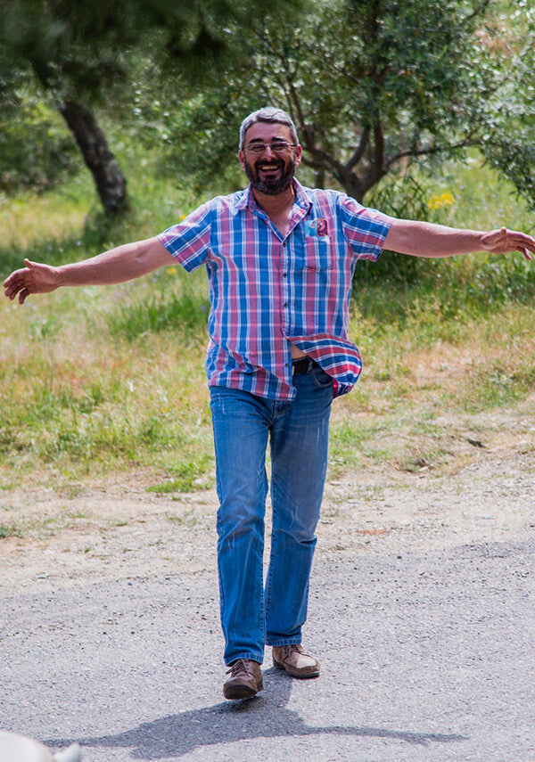 man walking outside man walking outside